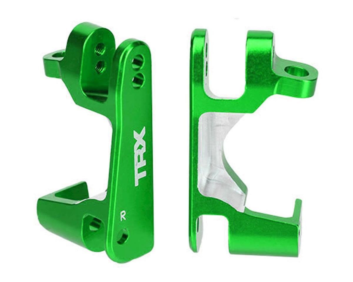 #6832G Traxxas Aluminum Caster Block Set (Green) (2)