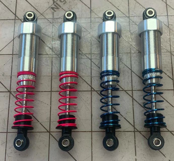 InTheWorks RC 80mm Big Bore Shocks "Medium" (Clear) #80MMSSPR