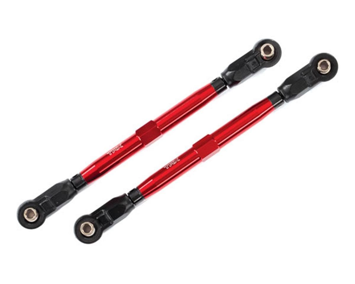 #8997R Traxxas WideMaxx Aluminum Toe Link Tubes (Red) (2)