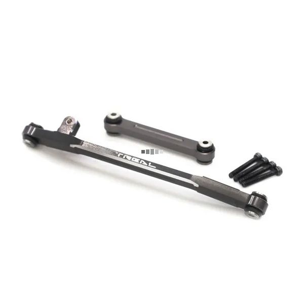 #X002RQBQXV Treal Axial SCX24 Aluminum 7075 Steering Links Set for 1/24 Scale-V2 (Gray)
