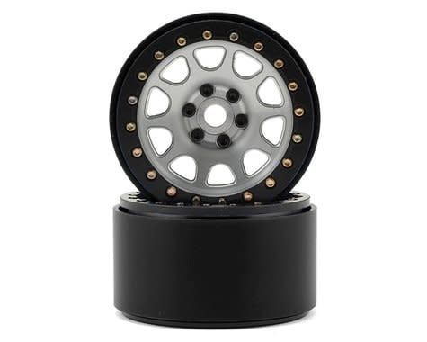 #SSD00158 SSD RC 2.2 D Hole Beadlock Wheels (Silver) (2)