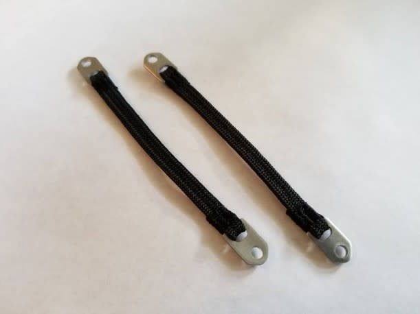 #KNKLS0906 Team KNK 90mm Limit Straps (Black) (2)