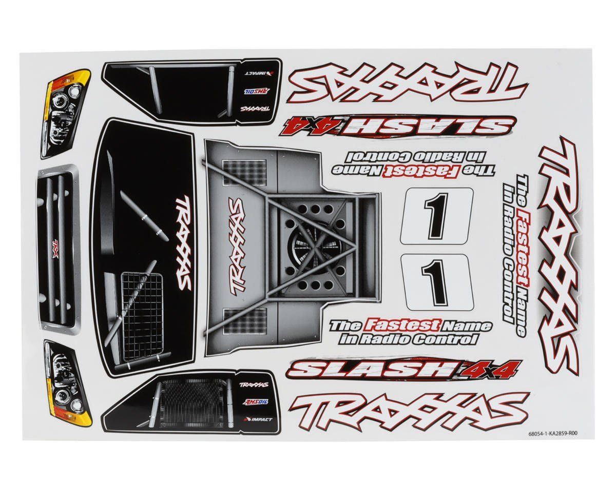 Traxxas Slash 4X4 Decal Sheet #6813R