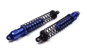 Racers Edge - X-Maxx Aluminum Adjustable Shocks (pr.) - Blue #RCE1905BL