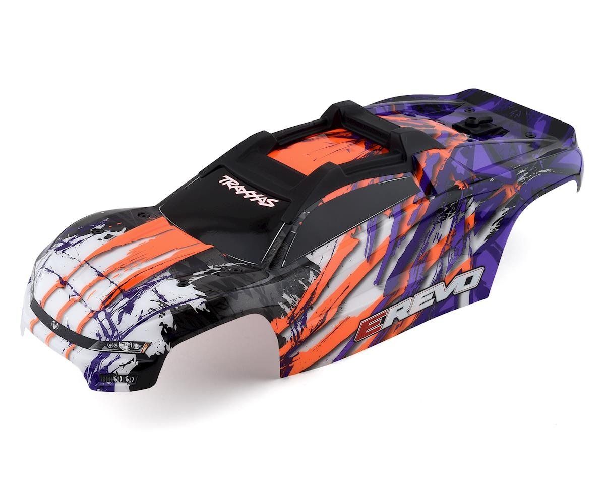 #8611T Traxxas E-Revo VXL 2.0 Pre-Painted Monster Truck Body (Purple)