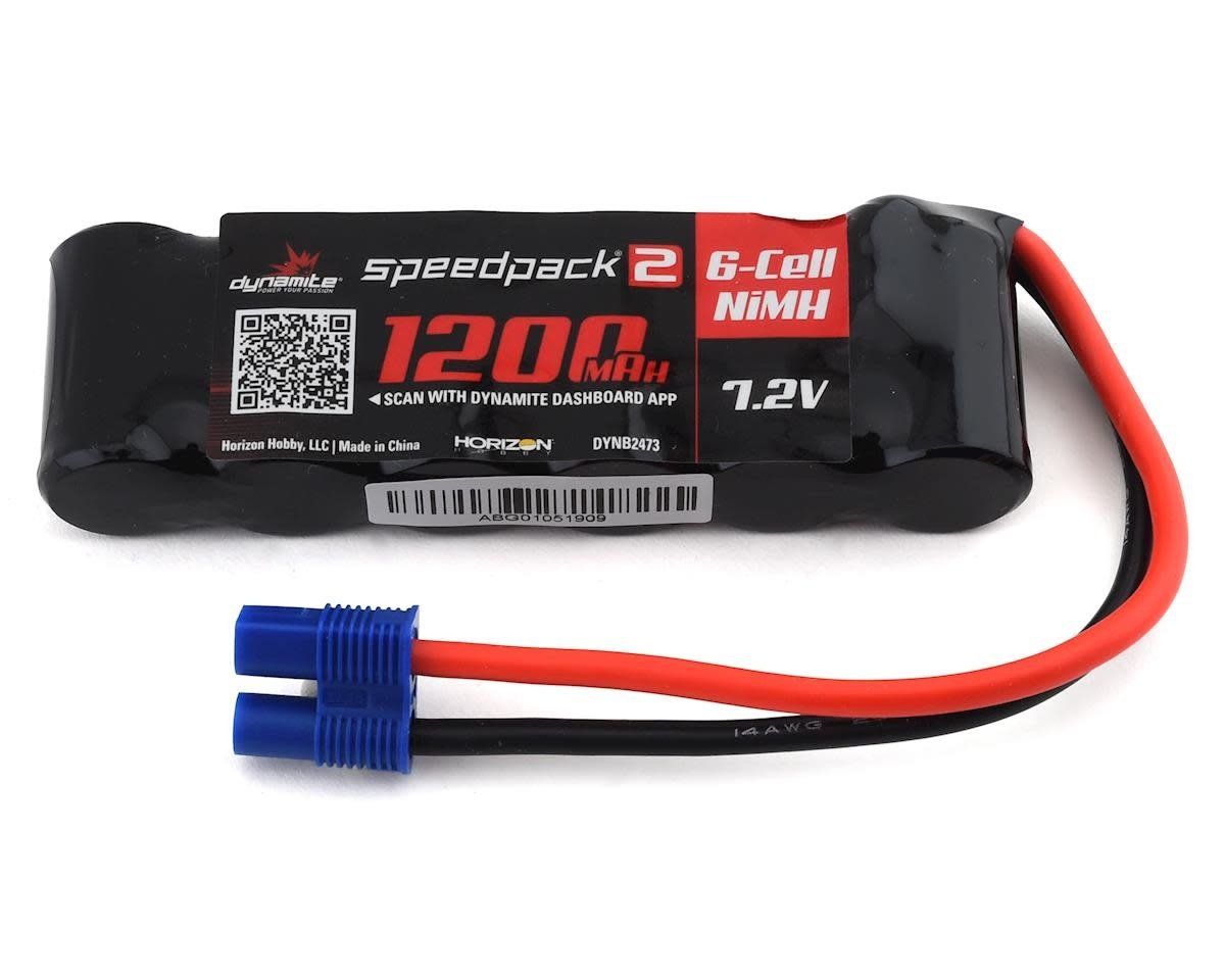 Summer Sale #DYNB2473 Dynamite Speedpack2 6-Cell 7.2V NiMH Battery Pack w/EC3 Connector (1200mAh) (Side by Side)