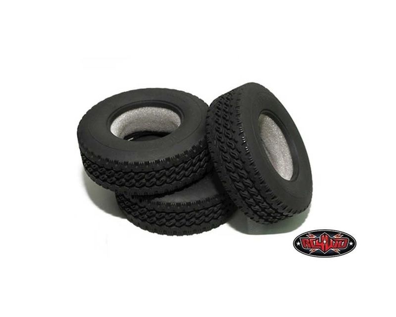 #Z-T0071 RC4WD Hauler Super Wide 1.7 Comm. 1/14 Semi Truck Tires (2)