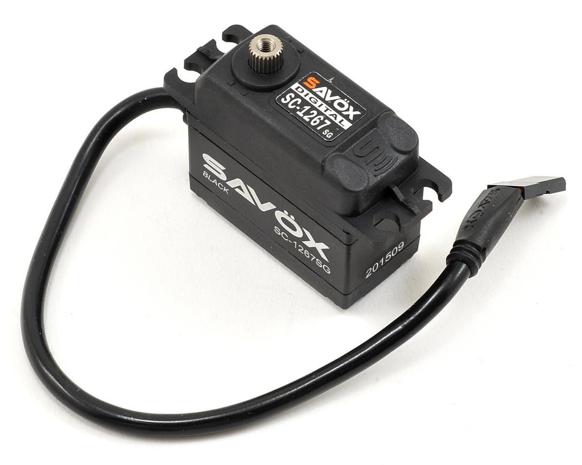 #SC-1267SG  Savox Black Edition Super Speed Steel Gear Servo (High Voltage)