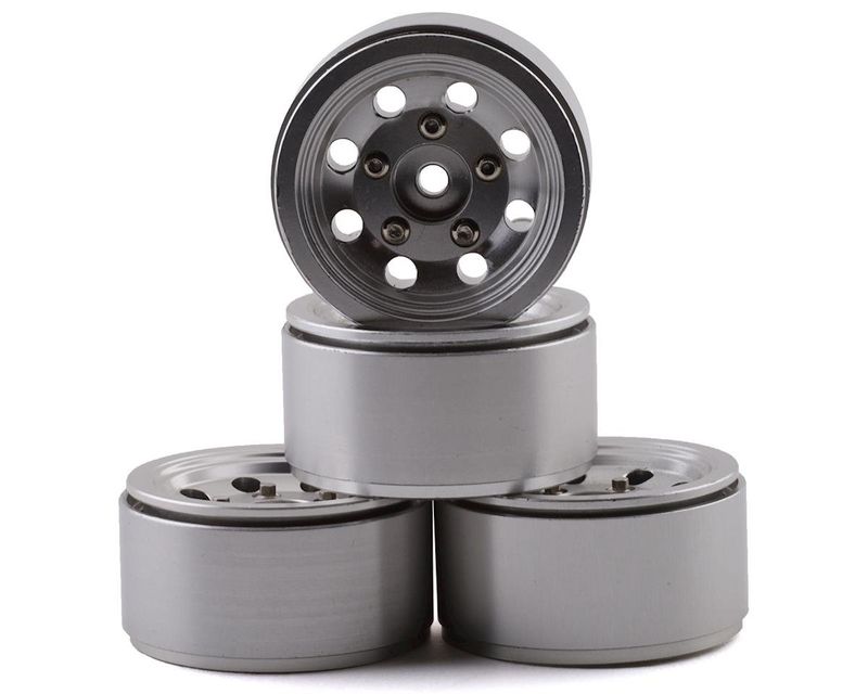 #Z-W0280 RC4WD Classic 8-Hole 1.0" Beadlock Wheels (Silver) (4)