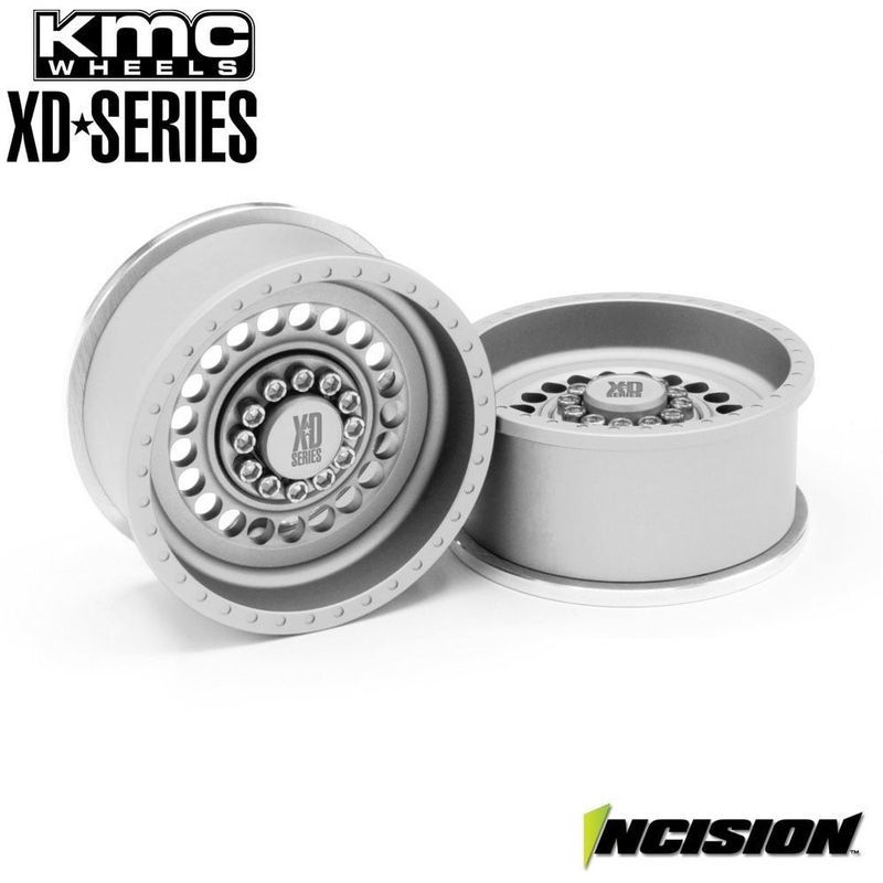 #IRC00311 Incision KMC 1.9" XD136 Panzer Crawler Wheel (Silver)
