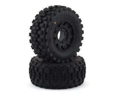 #PRO1017410 Pro-Line Badlands MX28 Belted 2.8" Pre-Mounted Truck Tires (2) (Black) (M2)