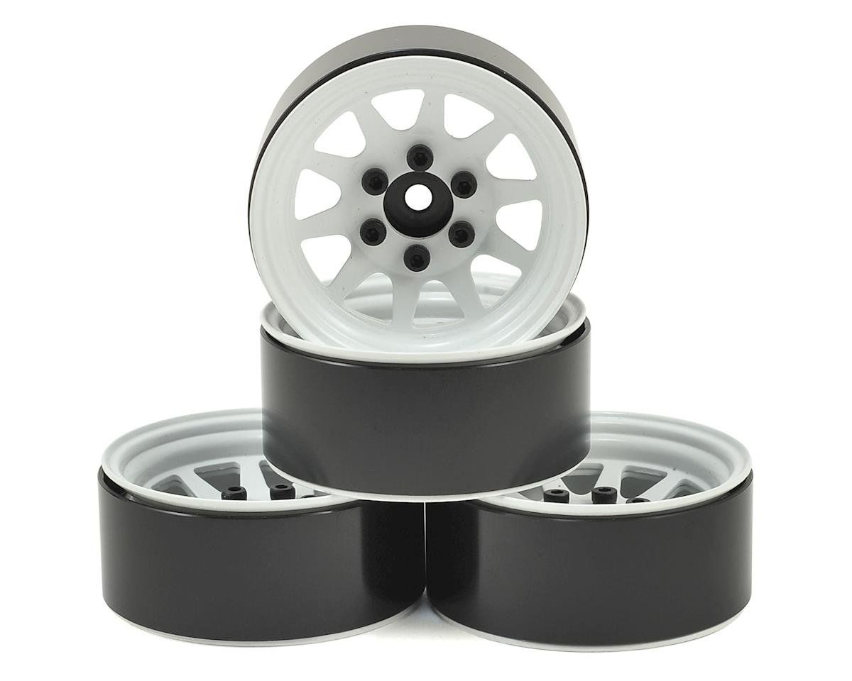 #Z-W0208 RC4WD OEM Stamped Steel 1.9" Beadlock Wheels (White)