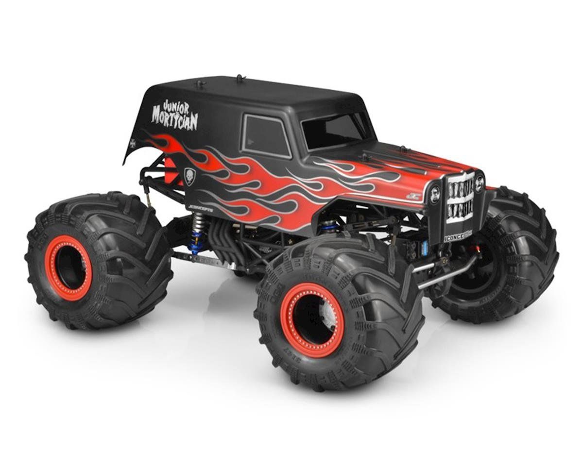 #0424 JConcepts Junior Mortician Monster Truck Body (Clear) (12.5")