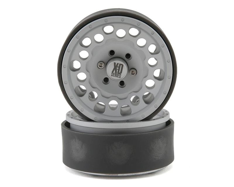 #IRC00331 Incision KMC 1.9" XD129 Holeshot Crawler Wheel (Silver) (2)