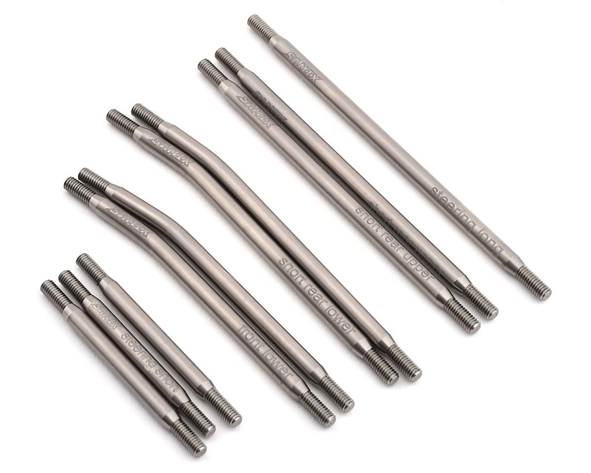 #TRX4-5025FS  Samix Traxxas TRX-4 312mm Titanium High Clearance Link Set (10)