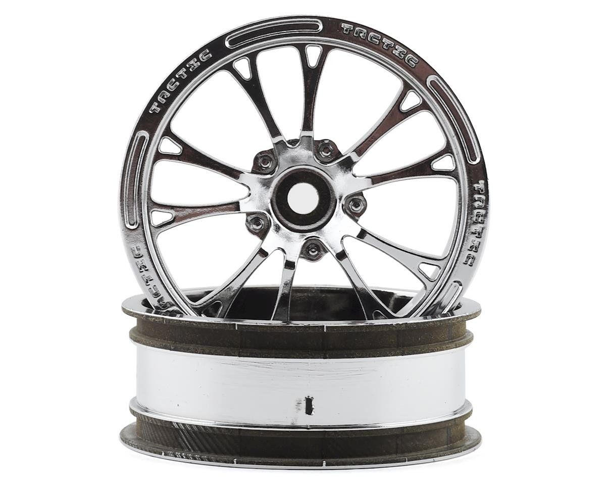 #3399C JConcepts Tactic Street Eliminator 2.2" Front Drag Racing Wheels (2) (Chrome) w/12mm Hex