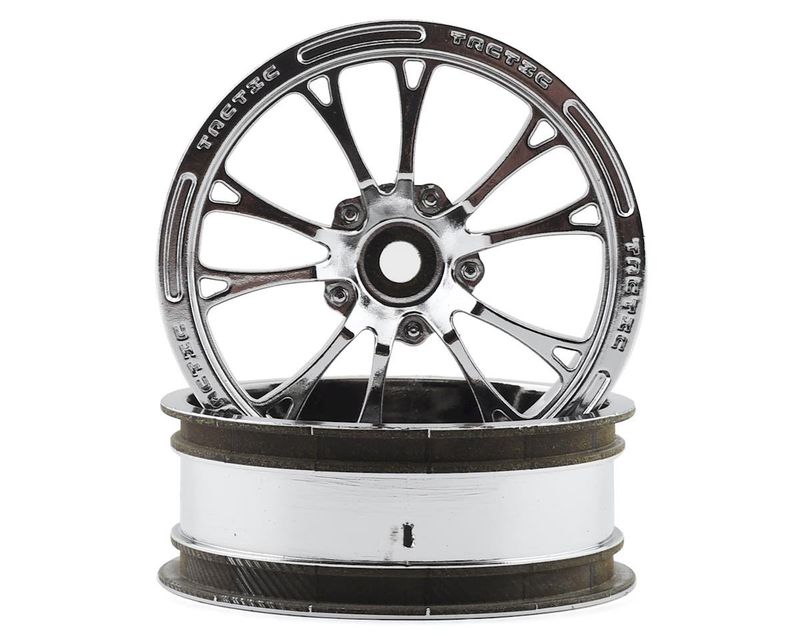 #3399C JConcepts Tactic Street Eliminator 2.2" Front Drag Racing Wheels (2) (Chrome) w/12mm Hex