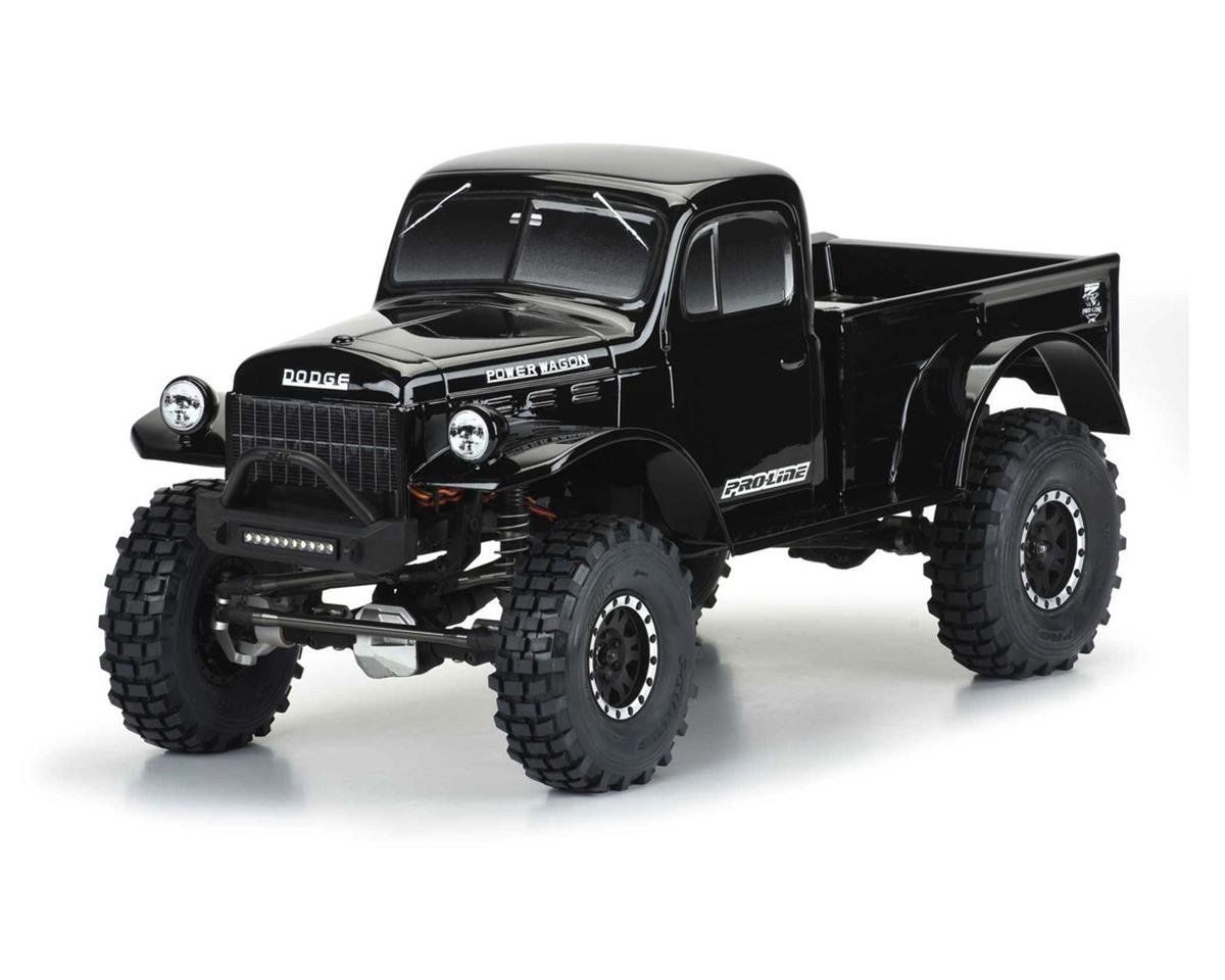 #3499-18 Pro-Line 1946 Dodge Power Wagon 12.3" Tough-Color Rock Crawler Body (Black)