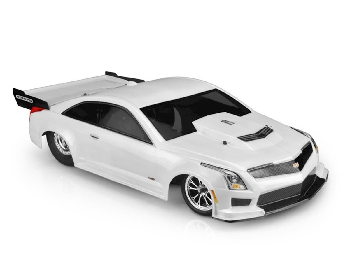 #0418 JConcepts 2019 Cadillac ATS-V Street Eliminator Drag Racing Body (Clear)