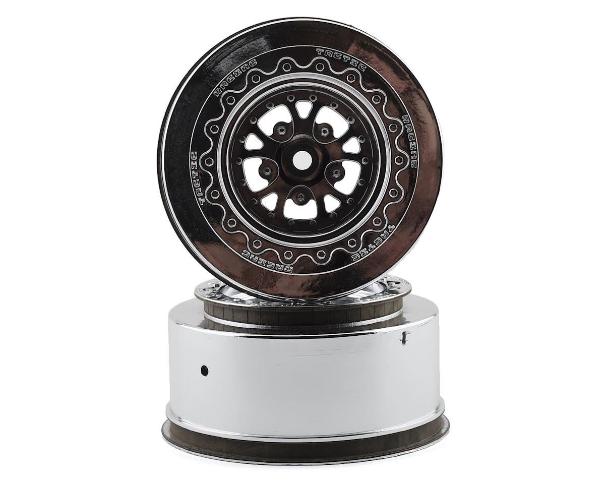 #3400C JConcepts Tactic Street Eliminator Rear Drag Racing Wheels (2) (Chrome) w/12mm Hex