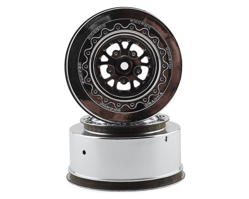 #3400C JConcepts Tactic Street Eliminator Rear Drag Racing Wheels (2) (Chrome) w/12mm Hex