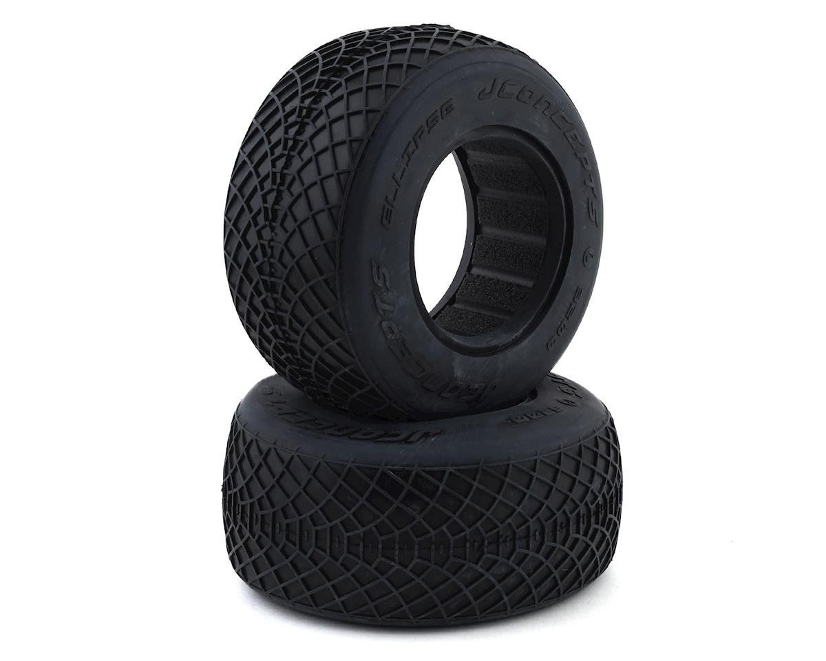 #3200-03 JConcepts Ellipse Short Course Tires (2) (Aqua A2)