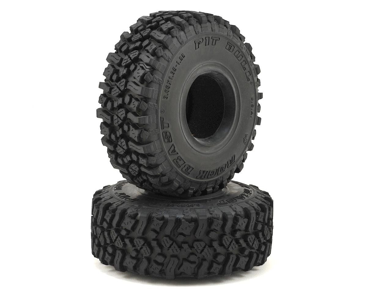 #PB9013AK  Pit Bull Tires Rock Beast 1.55" Scale Rock Crawler Tires w/Foams (2) (Alien)