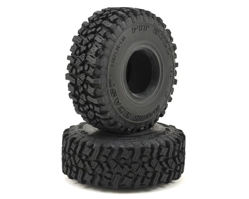 #PB9013AK  Pit Bull Tires Rock Beast 1.55" Scale Rock Crawler Tires w/Foams (2) (Alien)