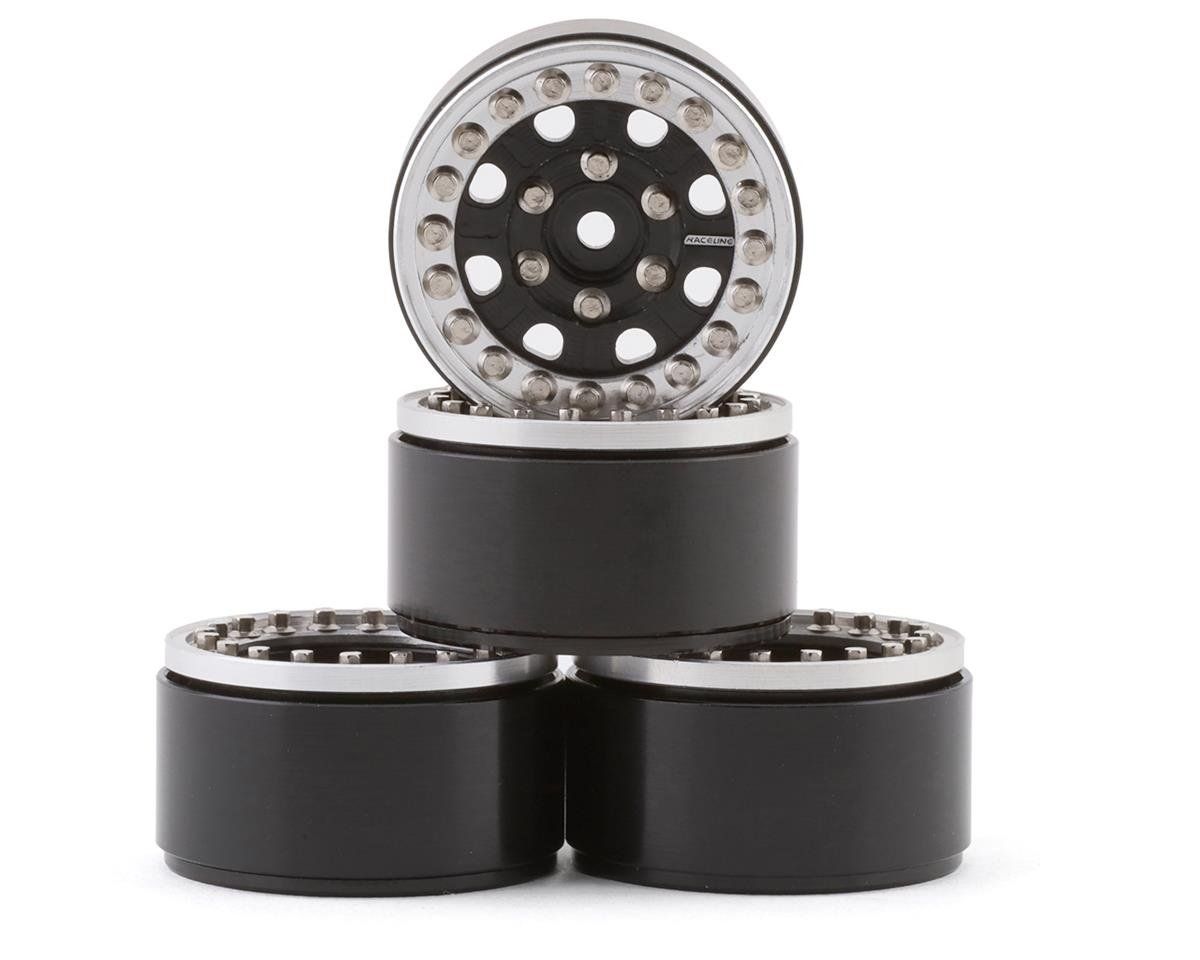 #Z-W0252 RC4WD Raceline Monster 1.0" Beadlock Wheels (Black) (4)