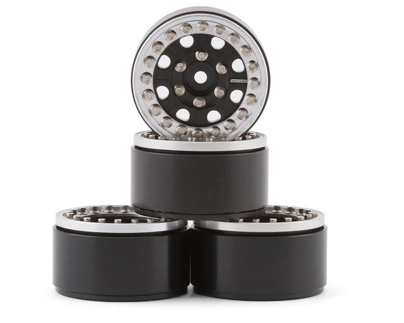 #Z-W0252 RC4WD Raceline Monster 1.0" Beadlock Wheels (Black) (4)