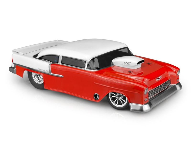 #0365 JConcepts 1955 Chevy Bel Air Street Eliminator Drag Racing Body (Clear)