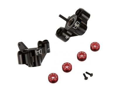 #AON21M01 Hot Racing Kraton/Outcast Aluminum "HD Bearings" Axle Carriers (Black)