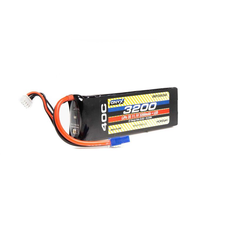 Onyx 11.1V 3200mAh 3S 40C LiPo Battery w/EC3 Connector #ONXP32003S40