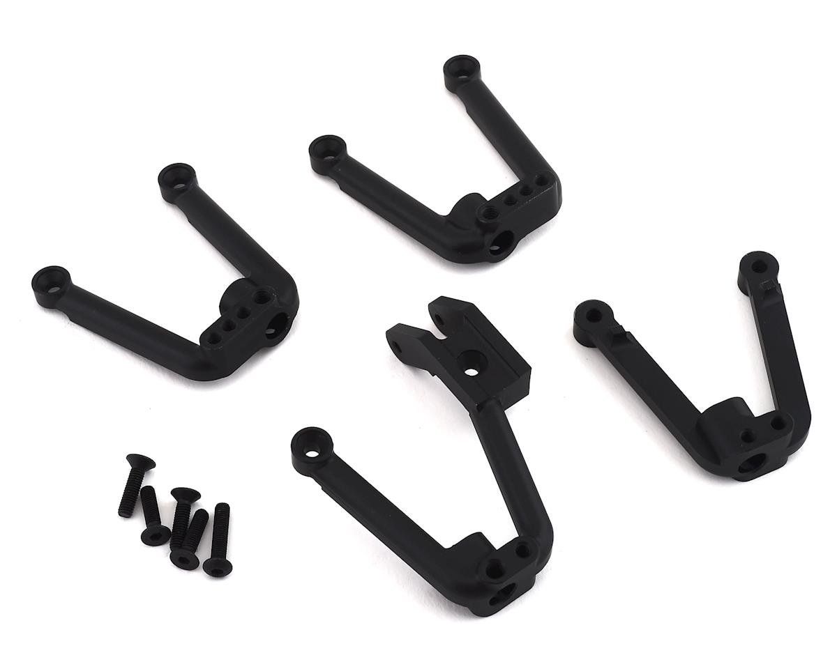 #SSD00384 SSD RC SCX10 II Aluminum Shock Hoop Set (Black)