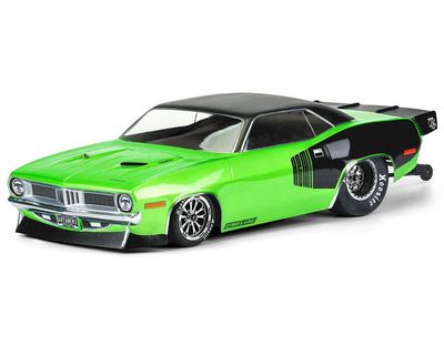 #3550-00 Pro-Line 1972 Plymouth Barracuda Short Course No Prep Drag Racing Body (Clear)