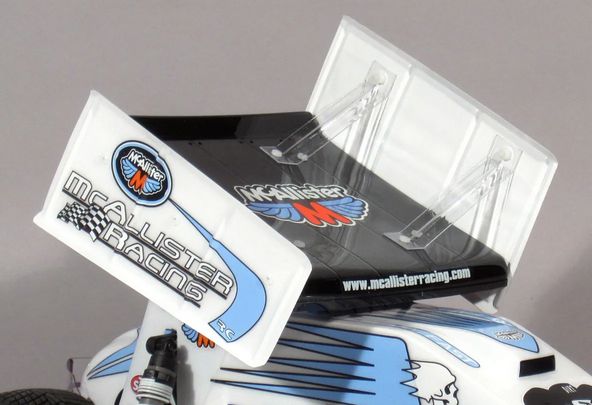 #451 McAllister Racing 1/10 Scale 7" Sprint Wing (Clear)