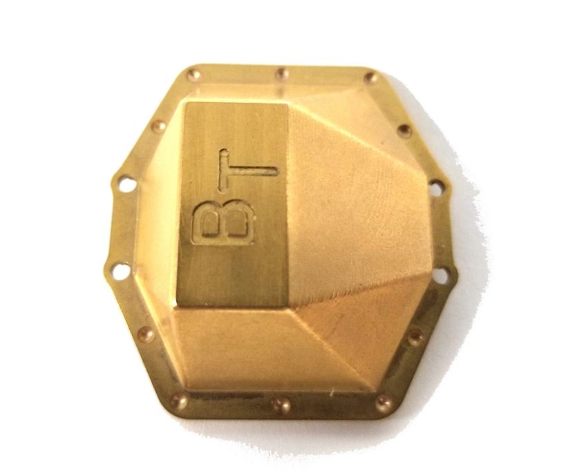 Beef Tubes AR60/Wraith/Bomber Differential Cover (Brass) #BT004DCB