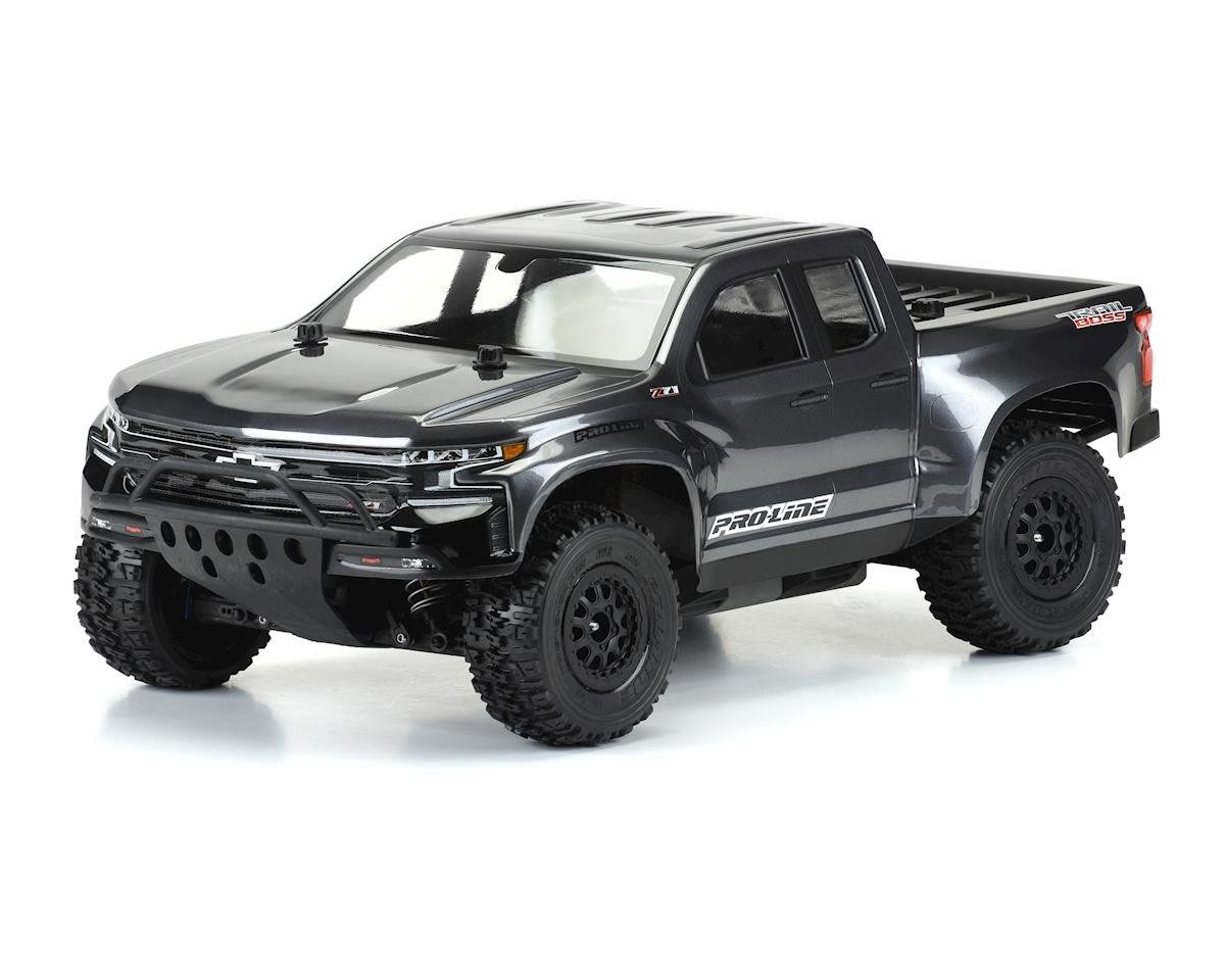 #3512-00 Pro-Line 2019 Chevy Silverado Z71 Trail Boss True Scale Short Course Body (Clear) (Slash/SC10/Pro-2)