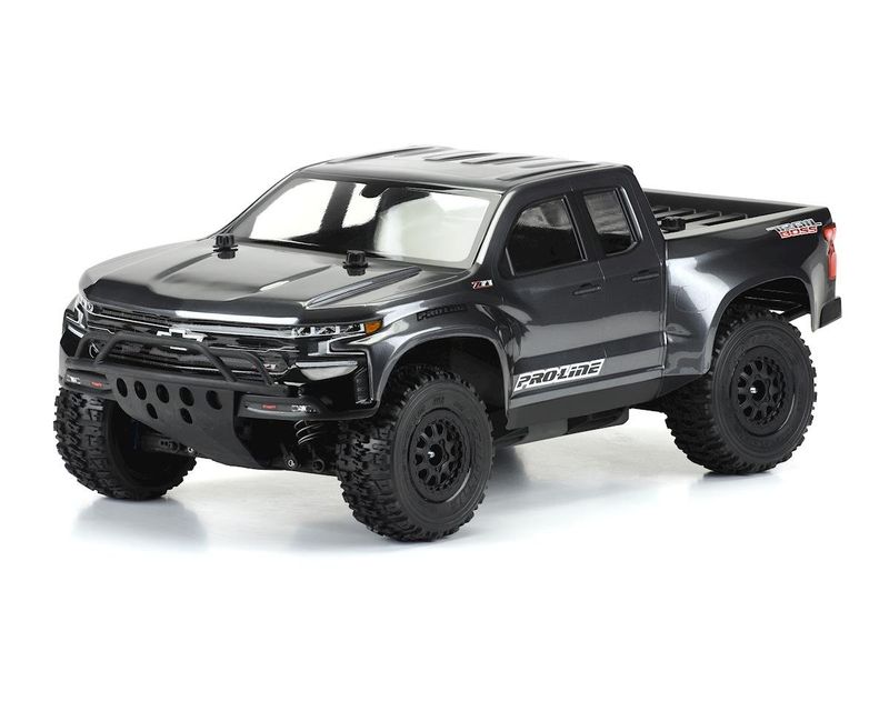 #3512-00 Pro-Line 2019 Chevy Silverado Z71 Trail Boss True Scale Short Course Body (Clear) (Slash/SC10/Pro-2)