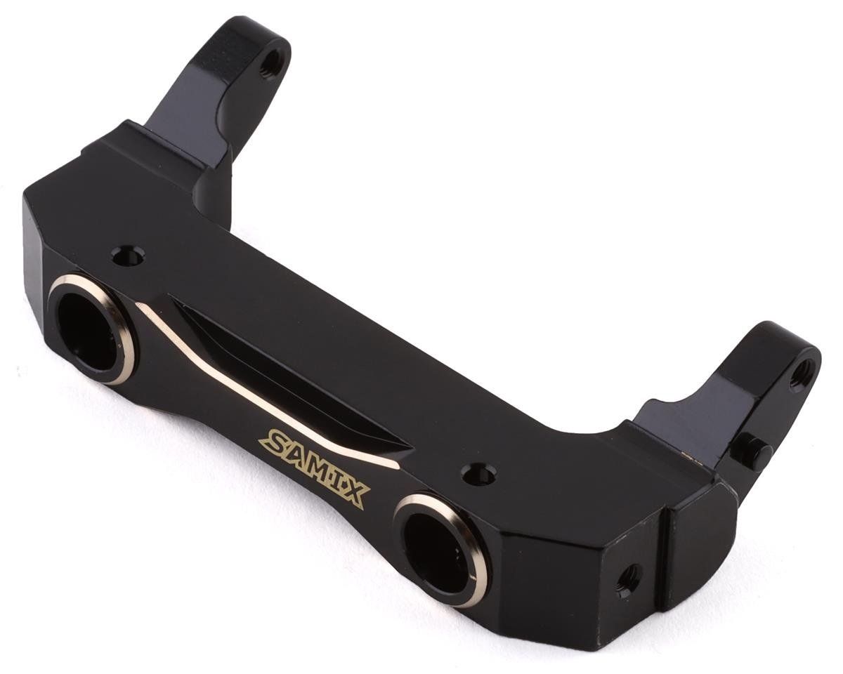 Samix SCX10 III Brass Front Bumper Mount (Black) #SAMSCX3-4060