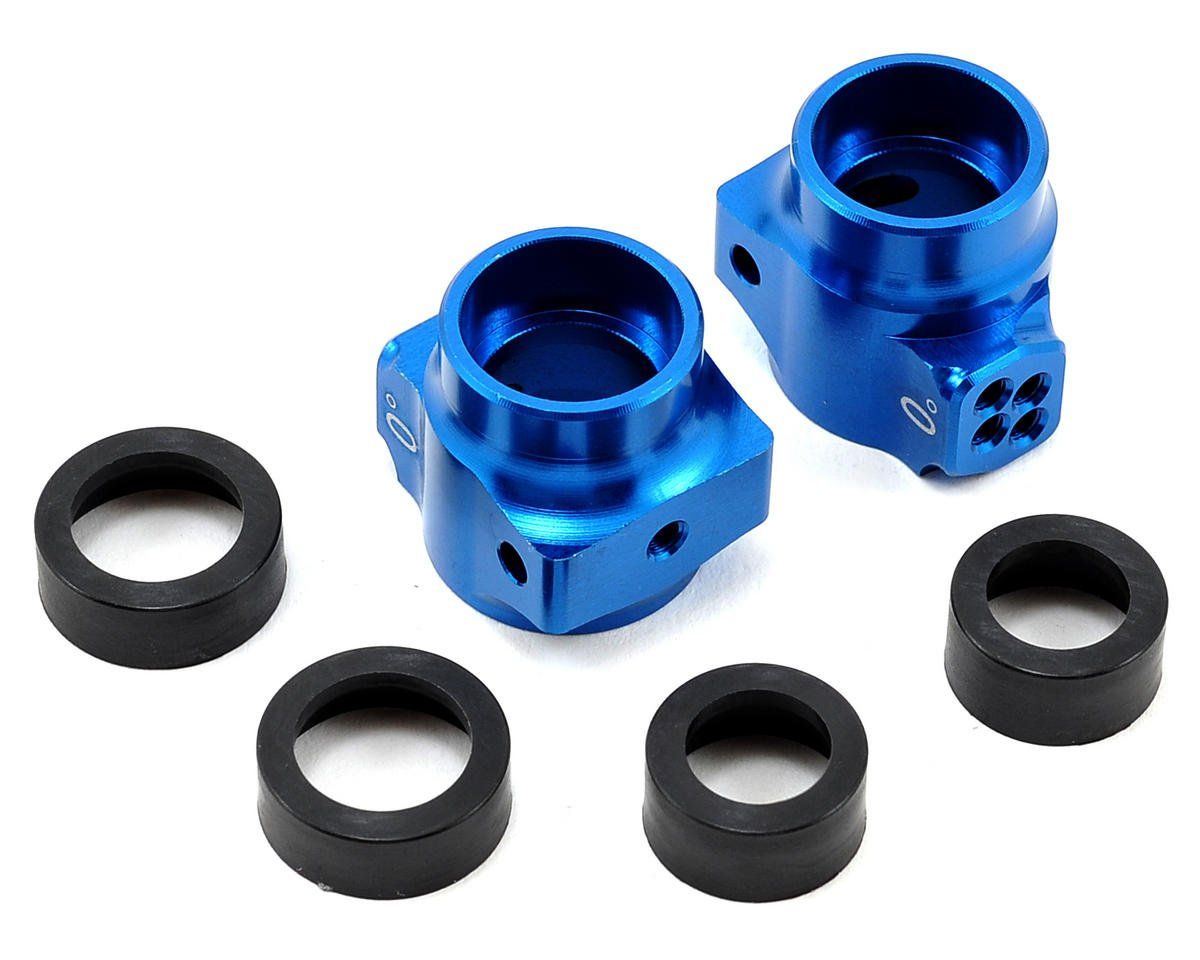 Team Associated B5 Aluminum Rear Hub Set (Blue) #91548