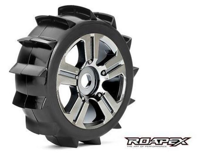 #ROPR5004-CB  Roapex R/C Pre-Mounted 1/8 Buggy Paddle Tires (1 pair)