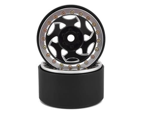 #SSD00234 SSD RC 2.2 Champion Beadlock Wheels (Black/Silver)