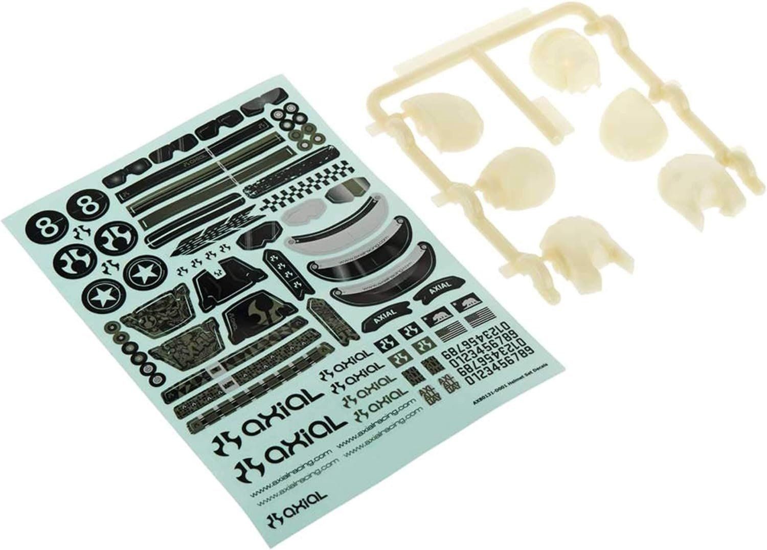 #AX31436 Axial Helmet Set Glow-In-The-Dark