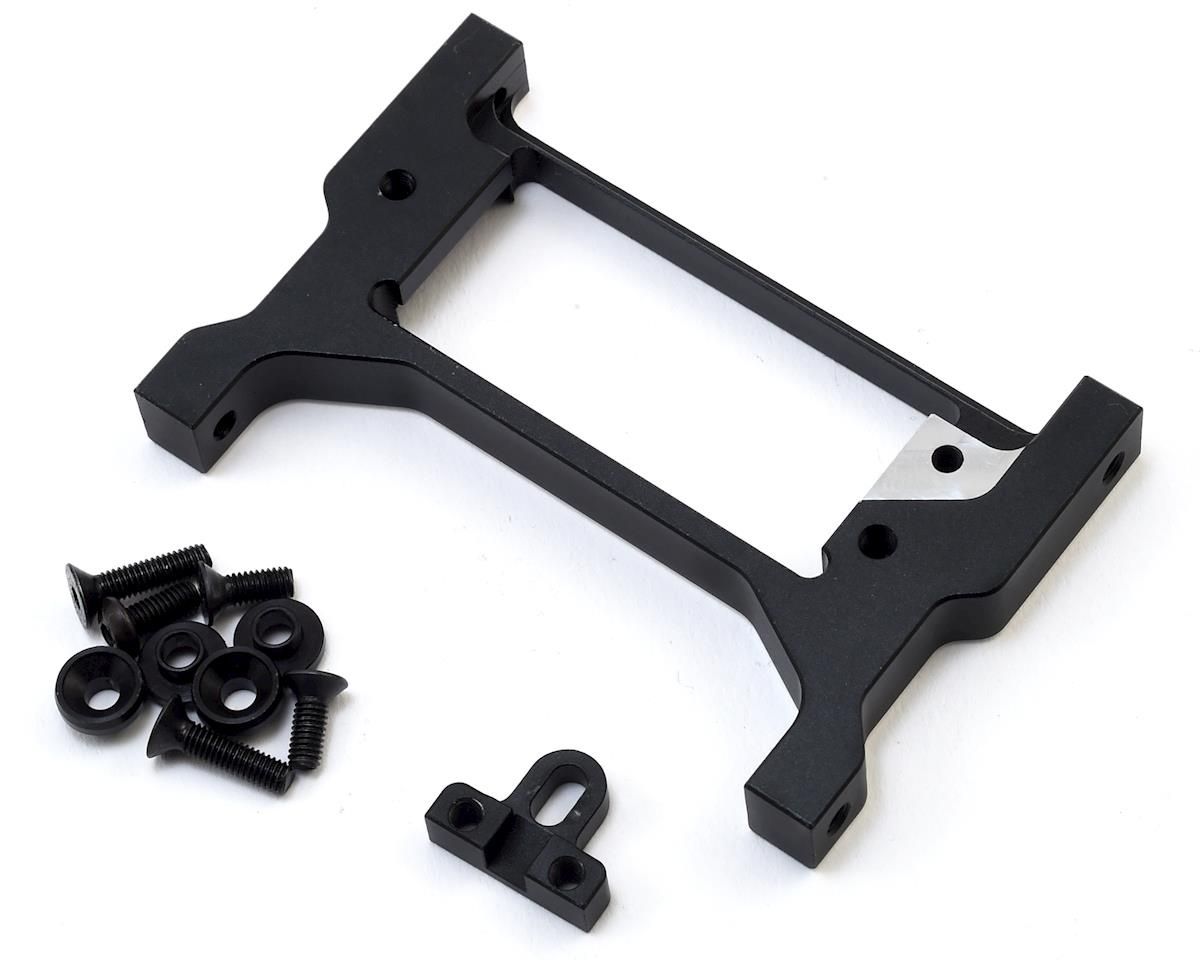 Samix Traxxas TRX-4 Aluminum Adjustable Front Cross Brace/Servo Mount (Black) #SAMTRX4-6038-BK