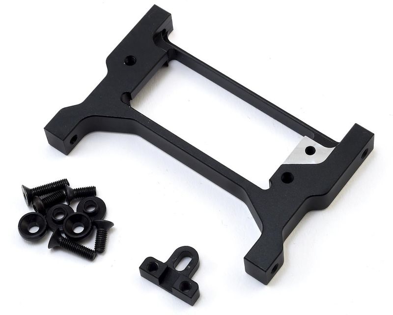 Samix Traxxas TRX-4 Aluminum Adjustable Front Cross Brace/Servo Mount (Black) #SAMTRX4-6038-BK