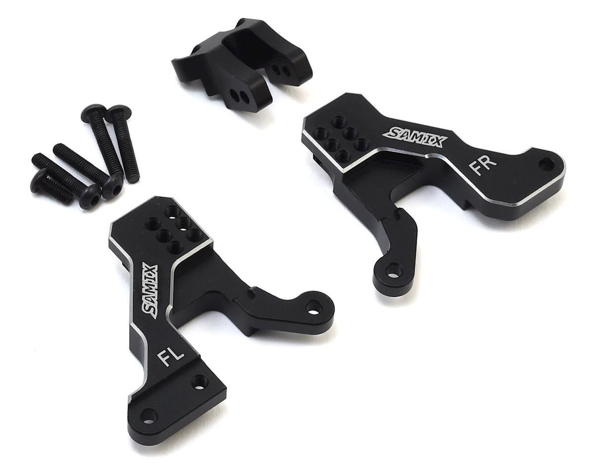 Samix Traxxas TRX-4 Aluminum Front Shock Plate (Black) #SAMTRX4-6023-BK