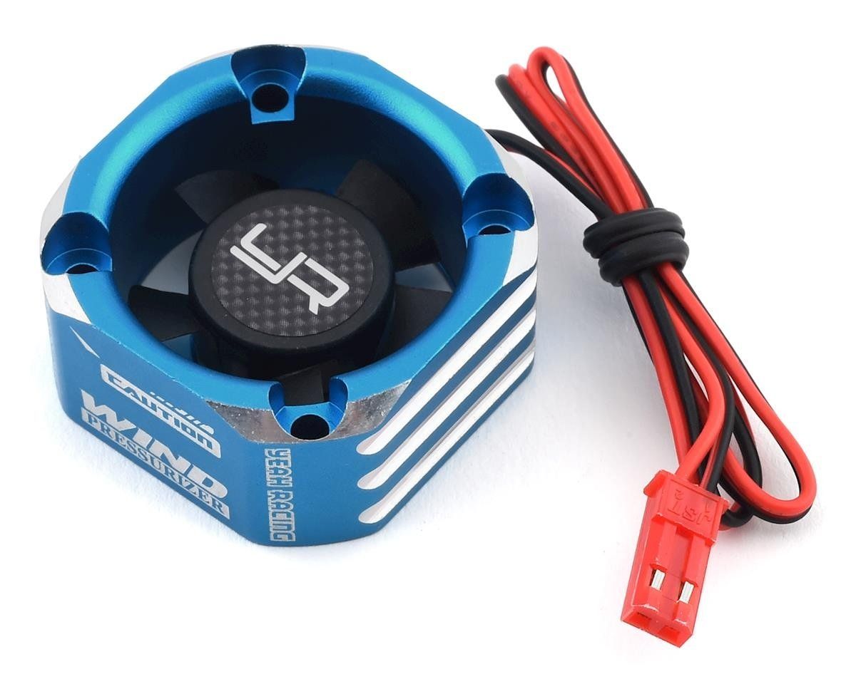 Yeah Racing 30x30 Aluminum Case Booster Fan (Blue) #YA-0576BU