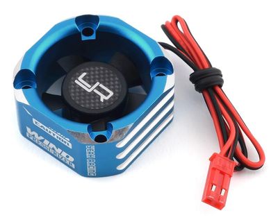 Yeah Racing 30x30 Aluminum Case Booster Fan (Blue) #YA-0576BU