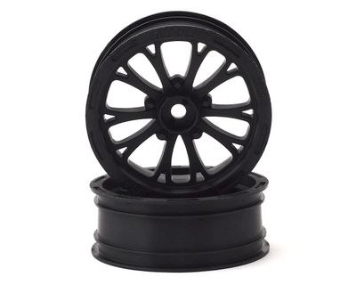 Pro-Line Pomona Drag Spec 2.2" Front Drag Racing Wheels (2) w/12mm Hex (Black) #2775-03